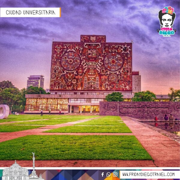 Cd. Universitaria- Frida y Diego Travel- Tours en Mexico.